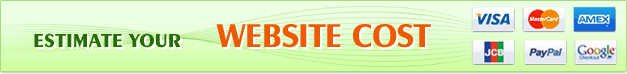 estimate website cost